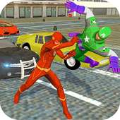 Super Flash Speed Hero vs Gangster Monster Battle