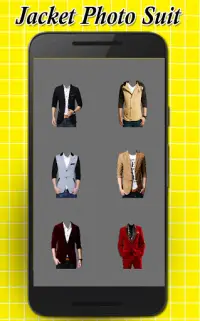 Jacket Men Photo Suit Screen Shot 1