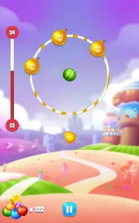 Jumpy Candy: Steig Auf Tap Jump Fruits Jumper Screen Shot 11