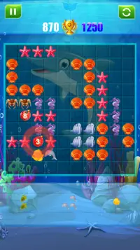 Ocean Block Puzzle Mania Game Screen Shot 1