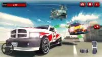 Falling Car Vs Driving Car: Muscle Car Drag Racing Screen Shot 2