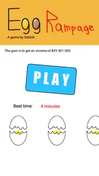 Egg Rampage - Tap Money Clicker Game Screen Shot 0