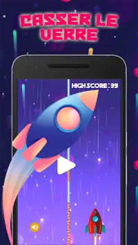 Jeux Rocket gratuit: Line Break Défi Screen Shot 0