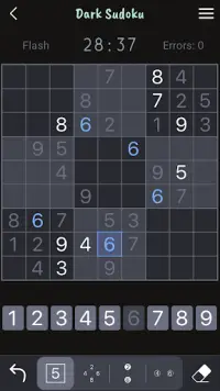 Dark Sudoku - Classic Puzzle Screen Shot 0