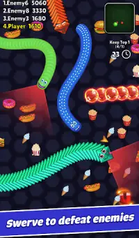 Worm io: Slither Snake Arena Screen Shot 4