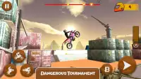 Real Moto Racing Stunt jeu d'aventure sans fin Screen Shot 3