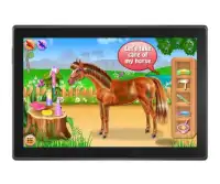 Horse care girls games Screen Shot 2