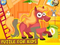 Farm Animals Puzzles Games Screen Shot 0