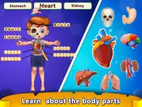 Basic Skill Learning Human Body Parts Screen Shot 2