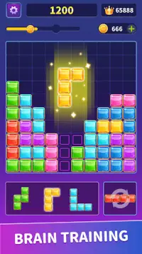 Bling Block - Puzzle Game Screen Shot 1