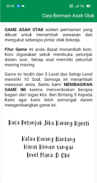 Asah Otak Game Offline 2021 Screen Shot 3