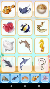Звуки морских животных (развивающая детская игра) Screen Shot 6