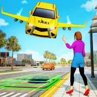Flying Car Transport: Taxi Driving Games