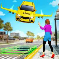 Fliegend Auto Transport: Taxi Fahren Spiele