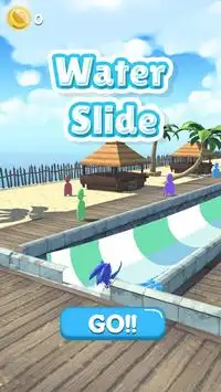 Sonic Water Dash.io: Aquapark Boom Slide Race Screen Shot 0