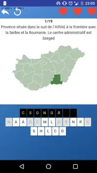 Comitats de Hongrie - quiz,tests,cartes,drapeaux Screen Shot 0