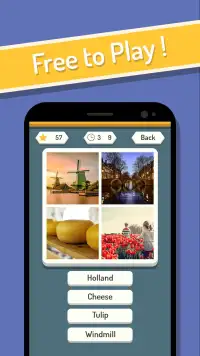 Which Pics Quiz - 4 Pics 1 Word Free Game 2019 Screen Shot 1