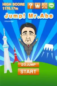 Jump Mr.Abe! Screen Shot 0