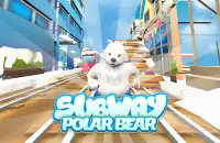 Subway Polar Bear - Endless Runner Surf Hoverboard Screen Shot 0