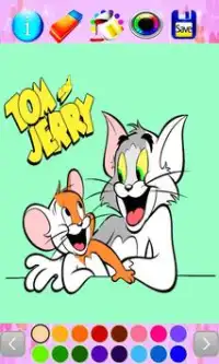 tom and jerry coloring Screen Shot 1