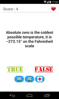 True or False? The Big Quiz Screen Shot 1