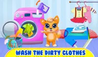 BABY Panda House Clean up Game Screen Shot 8