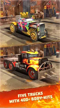 Freak Truck: Crazy Car Racing Screen Shot 1