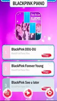 BlackPink Piano Tiles 2018 Screen Shot 0