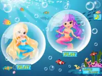 Juegos de niñas sirena bebé Screen Shot 1