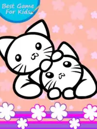 😻 Cute Cat Coloring for Kids Screen Shot 2