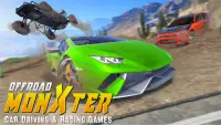 Offroad Monxter Car Driving & Racing Games 2021 Screen Shot 4