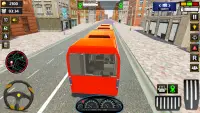 Coach Bus Train Driving Games Screen Shot 4