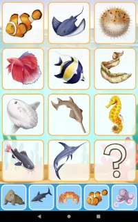 Звуки морских животных (развивающая детская игра) Screen Shot 13