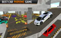 本物の車の駐車シミュレータ：無料駐車場のゲーム Screen Shot 1