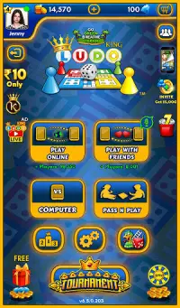 Ludo King - Multiplayer Online Screen Shot 1