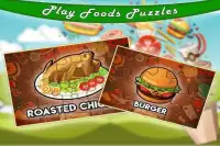 Food Learning Kids Jigsaw Game Screen Shot 1