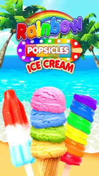 Rainbow Ice Cream & Popsicles Screen Shot 0