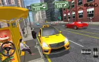 City Taxi Driving Game 2018: Taxi Driver Fun Screen Shot 3