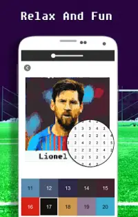 Football Player Coloring Pixel Screen Shot 3