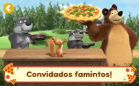 Masha e o Urso Cozinhar Pizza! Screen Shot 3