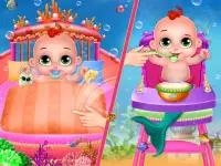 Little Mermaid Baby Care Ocean World Screen Shot 4