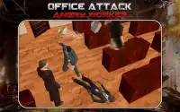 Office Attack : Angry Worker Screen Shot 1