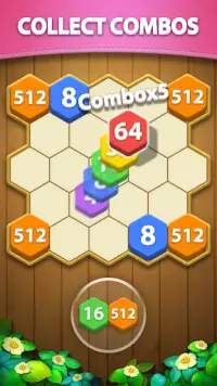 Hexa Block Puzzle - Merge! Screen Shot 4