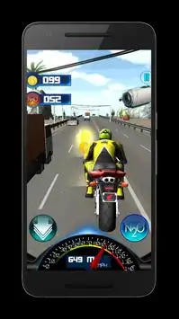 Traffic Top Rider Bike Game Screen Shot 2