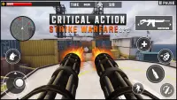 ataque crítico guerra shoot: jogos de guerra Screen Shot 0