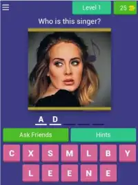 Guess the Popular Singer 2019! - Trivia Game Screen Shot 8