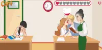 Secret High School Kissing - Kiss Games For Girls Screen Shot 1