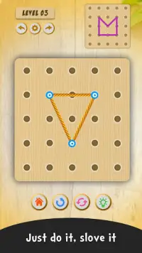Line String Puzzle: Colour Art Game Screen Shot 2
