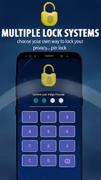 Fingerprint Lock ,Pattern lock,App Lock,Call lock Screen Shot 2