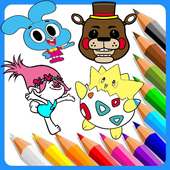 Cartoons Coloring Page